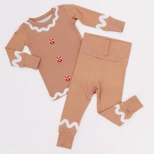 Bums & Roses 4T Bamboo Pajama Set, worn once